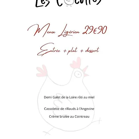 Hotel Logis Loire - Les Cocottes Restaurant Les Rosiers